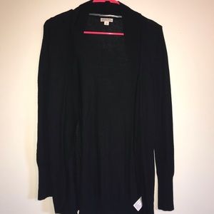 Merona Black Flowy Cardigan